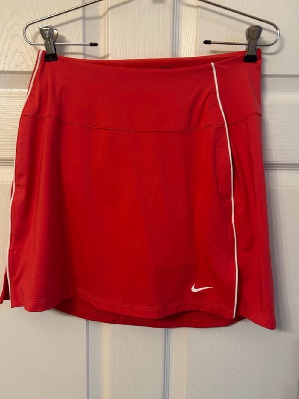 Nike Coral Athletic Skort with White Piping